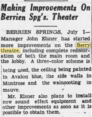 Berry Theatre - July 19 1947 (newer photo)